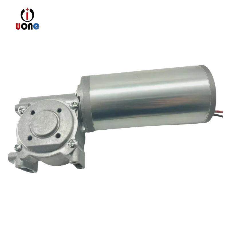 智能感应开门电机电动欧式门电机12V空心涡杆直流马达24v调速小型