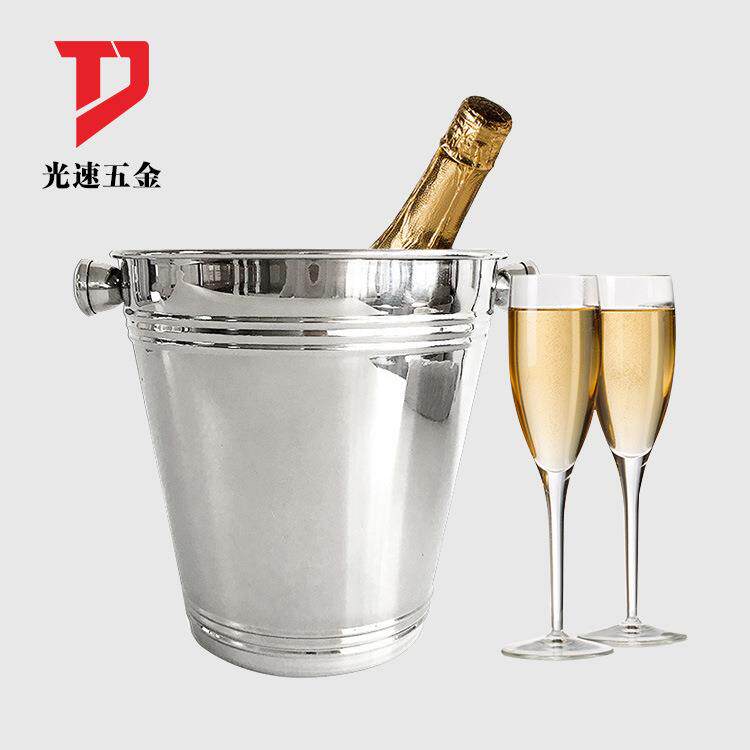 不锈钢虎头冰桶3L香槟红酒啤酒冰粒桶酒吧用品冰虎冰镇冰镇神器