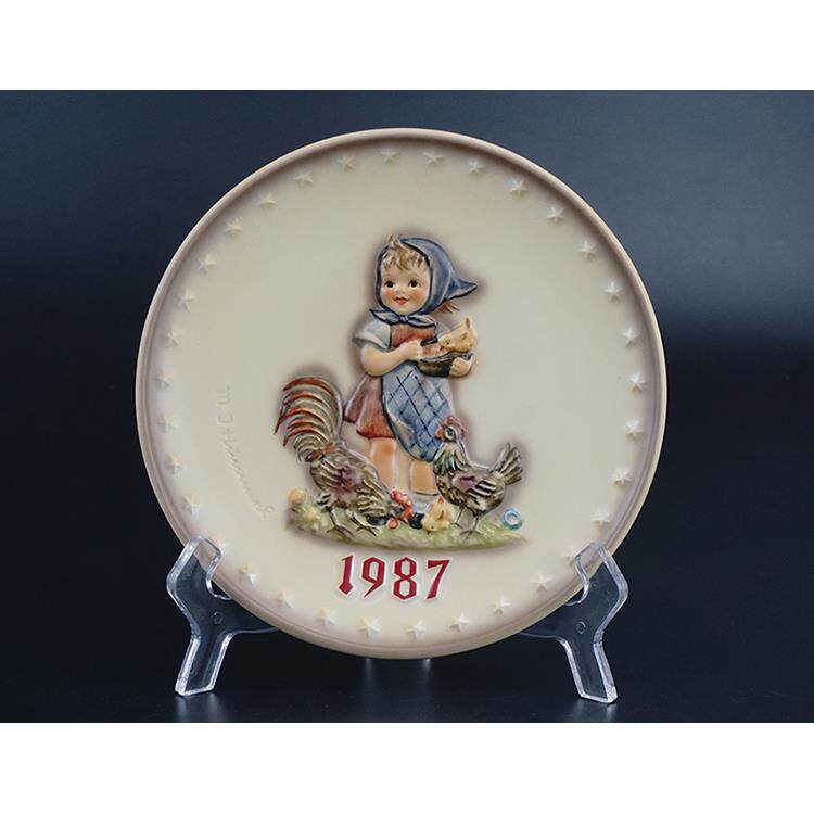 高档挂陶瓷装件饰盘姆娃娃创意家居德国高宝摆生喜日纪盘念礼品包