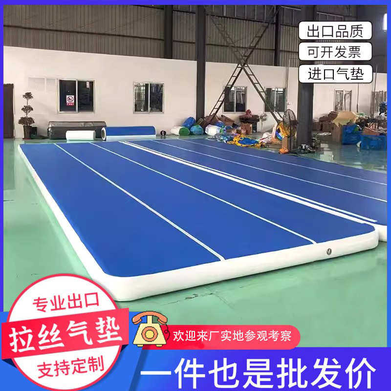充气加厚舞蹈拉丝气垫瑜伽体操跆拳道后空翻武术保护垫日常训练家
