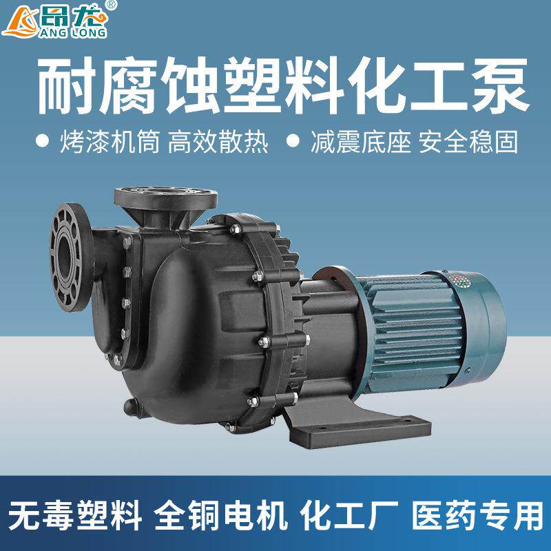 耐酸碱化工马肚泵2.2KW 工业废水无泄漏大头泵 卧式耐腐蚀自吸泵