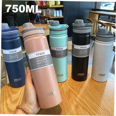 750ML Tyeso Bottle Stainless Steel Vacuum Flask Insulated Wa