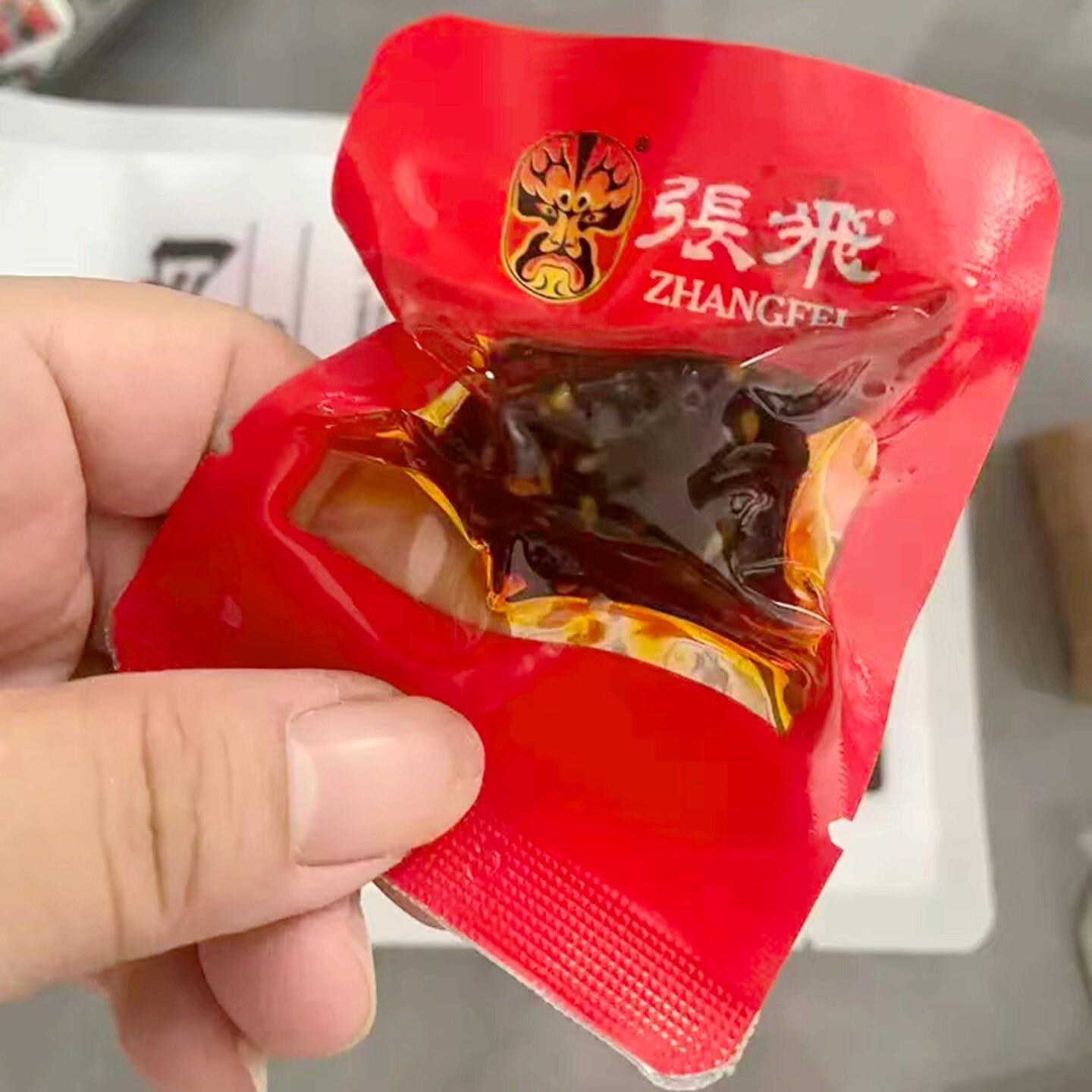 -张飞冷吃牛肉45g*3袋香辣味宿舍下酒解馋高蛋白零食四川成都特产
