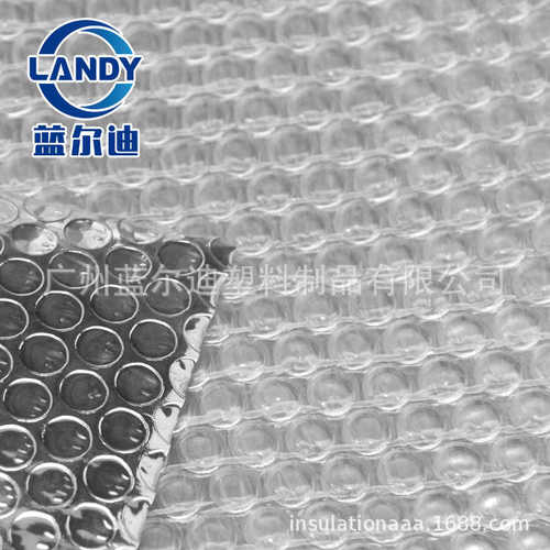 帐篷隔热保温夹层材料 防晒防水单面镀铝单层气泡PE膜 防晒反射膜