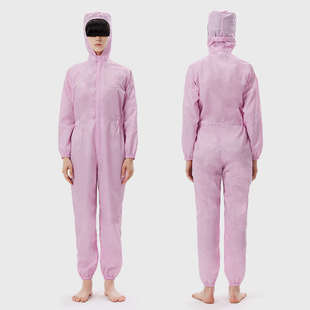 连体无尘净化工作服洁净分体防护服防静电男防尘全身服服车间套装