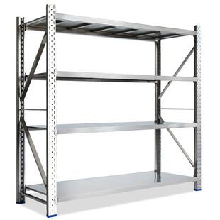 皇球304不锈钢货架家用置物架厨房仓库展示架四层货架仓储300kg