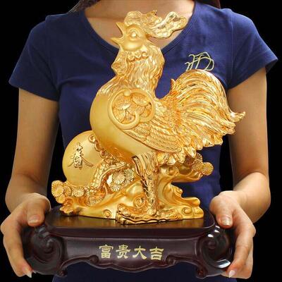 十二生肖金鼠牛虎兔龙蛇马羊猴鸡狗猪摆件大号 树脂工艺生日礼品