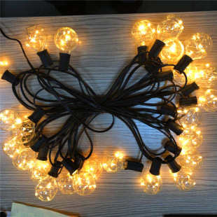 E12G40铜线灯泡30头间距25cm3v低压仿真电商爆款