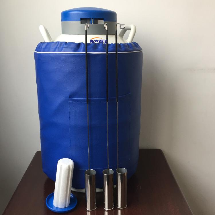 液氮罐20L80口大口低温储存液氮容器铝材轻质冻精氮气罐厂家