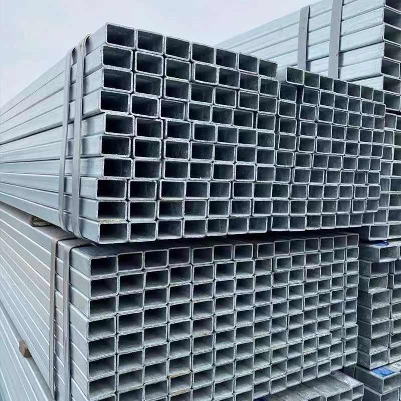 镀锌方管矩形管方形管铁无缝方通方管加工建筑工程批发Q235BQ355B