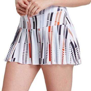Women's sports tennis and golf skirts, mid waist pleated