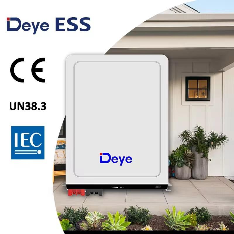 德业 51.2V磷酸铁锂太阳能储能电池 跨境deye家用壁挂式5.32kWh