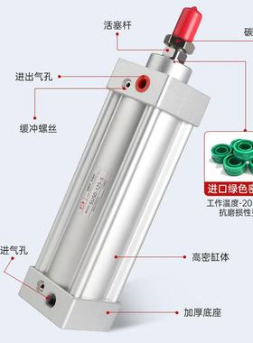 标厂直销SU准气缸32x50-40x25家-50x50-63x7GQB5力通用大推气动气