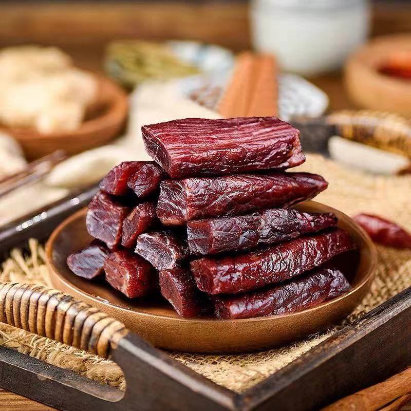 新疆包邮牛肉干 干内蒙古风干 干牛肉干 干香辣手撕特产真空小包