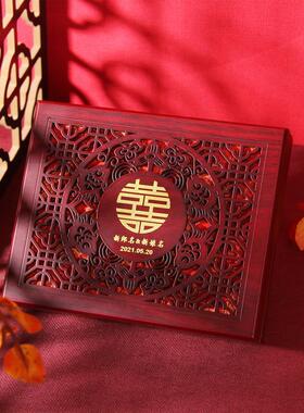 结婚证收纳婚庆用品送闺蜜朋友结婚礼物创意摆件礼品证书盒珍藏盒