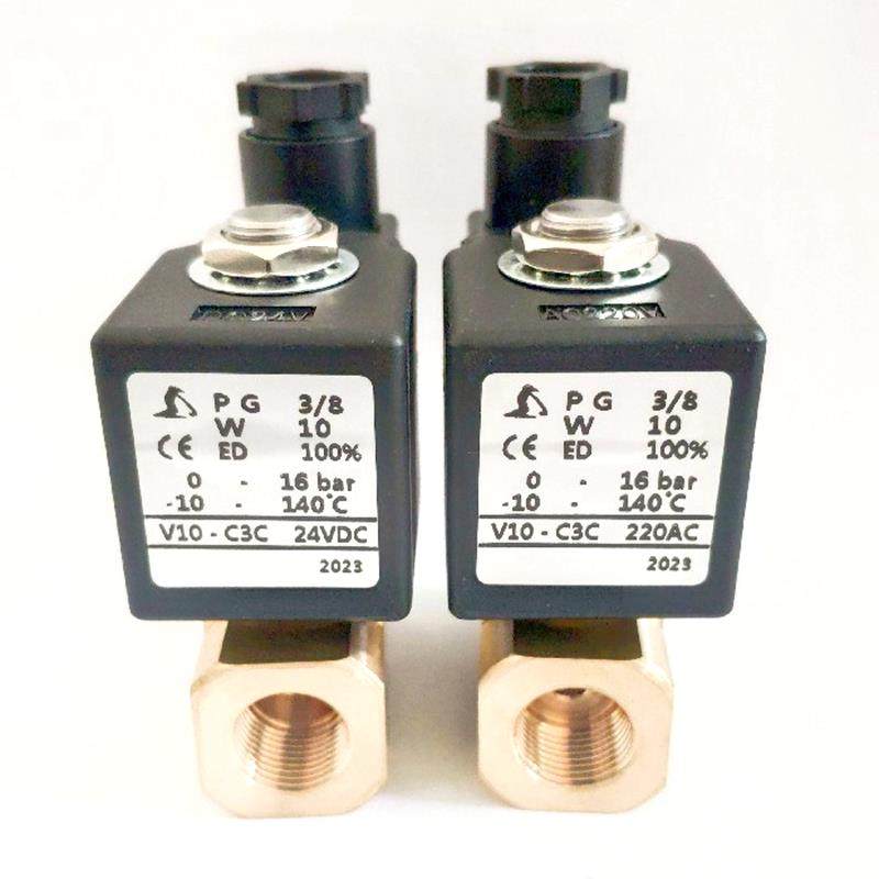 PG3/8 V10-C3C AC220V 双螺杆造粒机挤出机电磁阀 PG1/2 V10-C3C