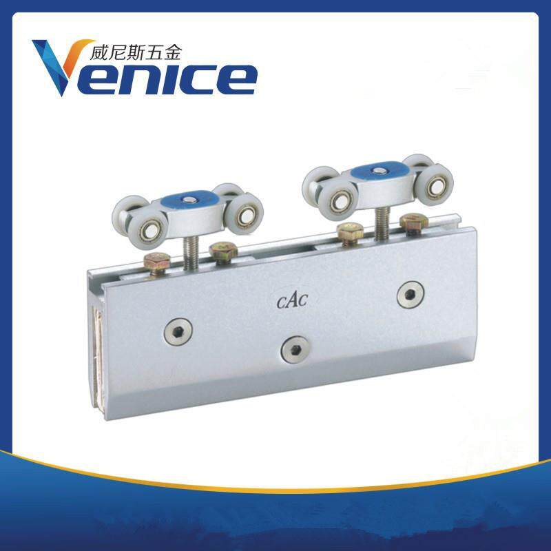 锌合金尼龙滑轮淋浴房螺杆衣柜移门承重135kg钢塑吊轮供应