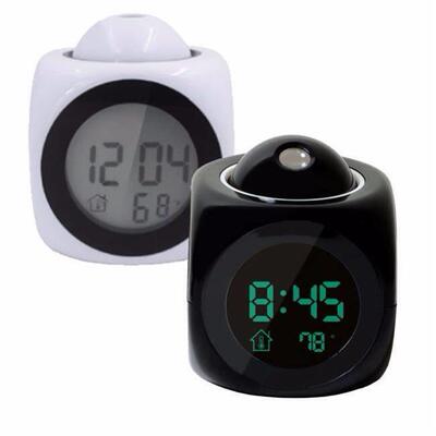 LED Projection LED Display Time Digital Alarm Clock Tal