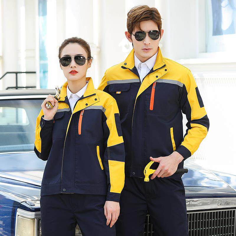 正品春秋装工作服男套耐磨电焊工劳保服订工地件工厂大尺码秋制单