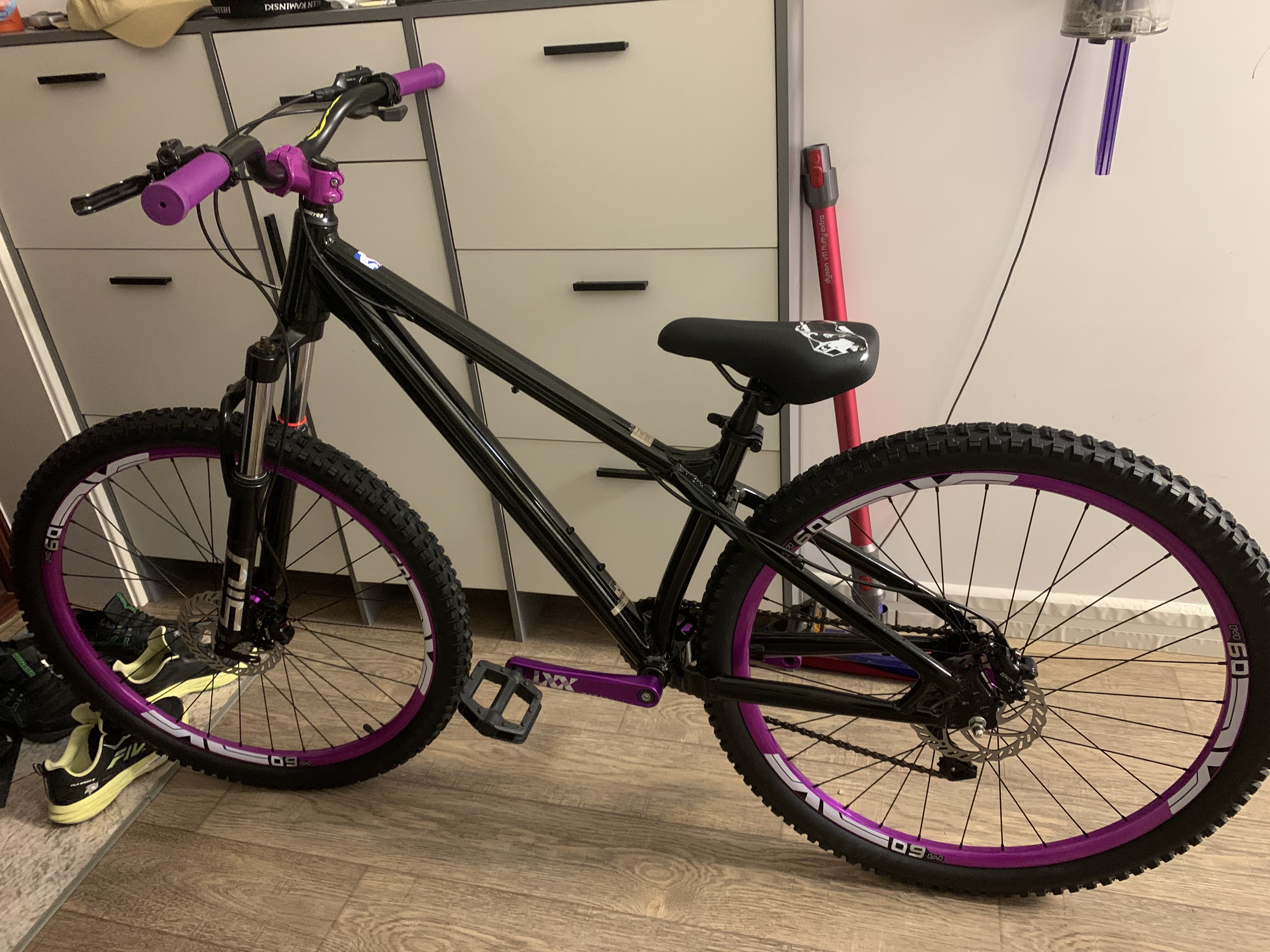 Горный велосипед Tanluren AM 27.5 дюймов алюминиевый L-TWOO 8 скоростей гидравлика MTB photo review