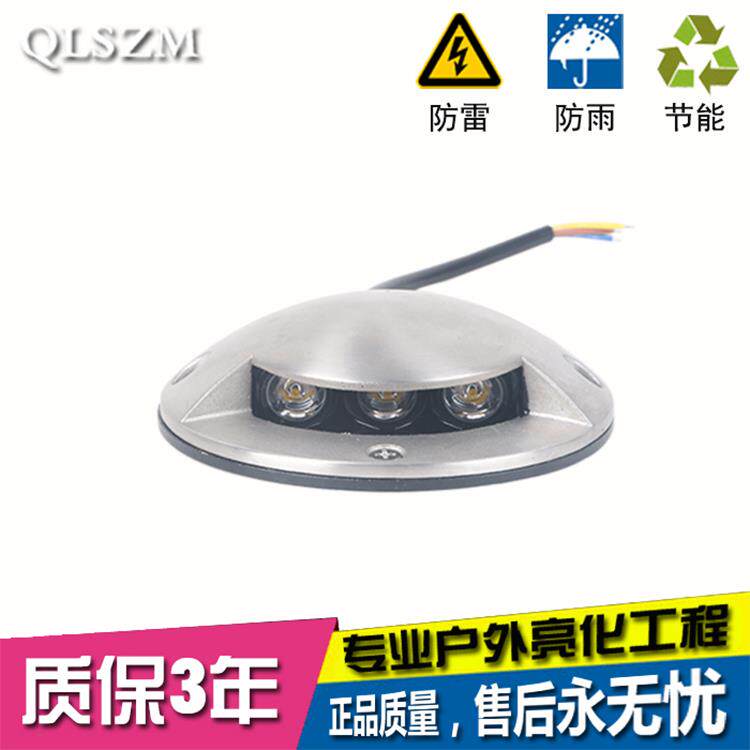 led户外防水透光地埋灯不锈钢步道灯桥面栈道灯侧透光免开孔壁灯