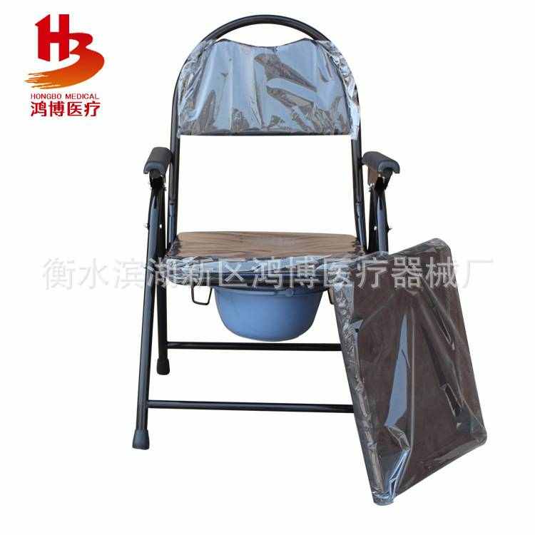 加厚孕妇老人坐便椅马桶凳移动座便器大便椅折叠厕椅老年人病人用