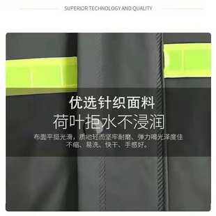套装 加厚针织布分体雨衣雨裤 外卖骑手摩托车耐磨全身防暴雨批发