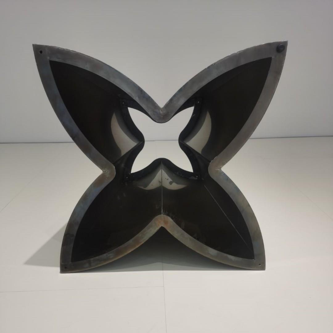 工不锈钢桌腿OCB家用轻奢岩板餐桌架样板间厂意式圆形餐台桌餐脚