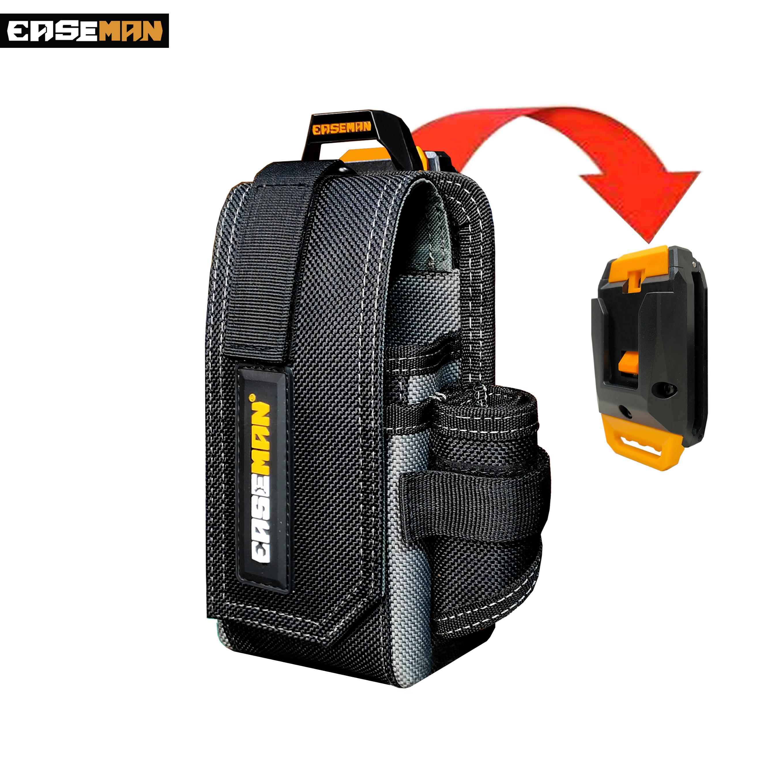 EASEMAN快挂工具包快速挂拆扣电工工具维修包袋加厚万用表收纳包