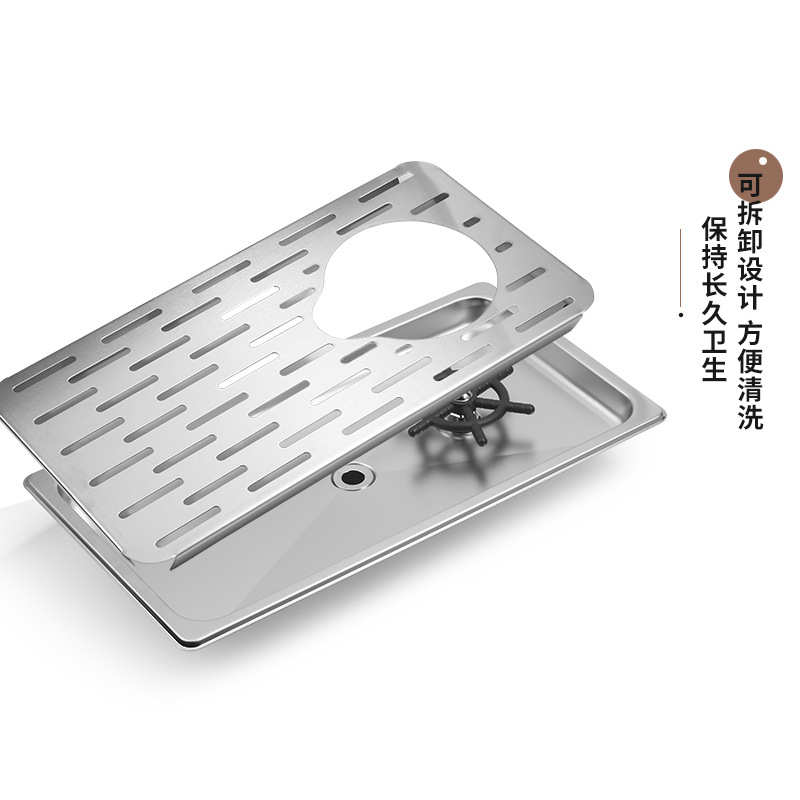 高压洗杯器吧槽嵌入式台水自动洗杯器咖啡店桌面按压商用洗杯器