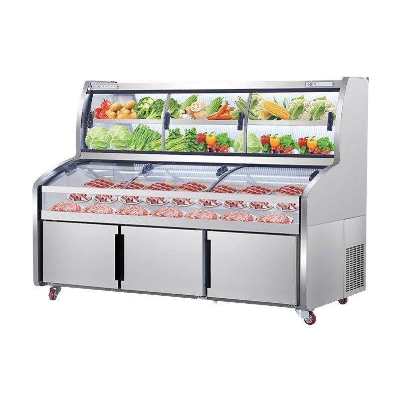 五阶梯展示柜麻辣烫三温点菜柜摆摊冷藏冷冻柜炸串串菜品烧烤冰台,厨房电器,展示柜,淘宝优惠券,粉丝福利购,淘宝优惠卷