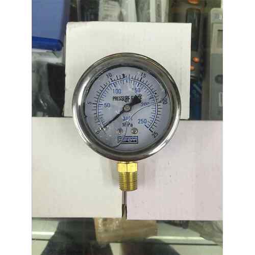 HFDY耐震压力表YN60 250BAR 25MPA 表盘60MM 1/4英制牙
