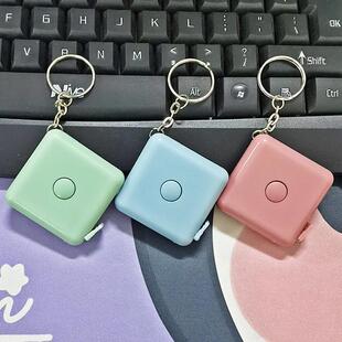 Wholesale plastic mini rulers with keychains, Nordic style a