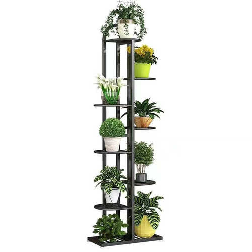 地面客厅阳台花盆架多层铁艺花架绿萝多肉落地式花盆架室内轻奢厂