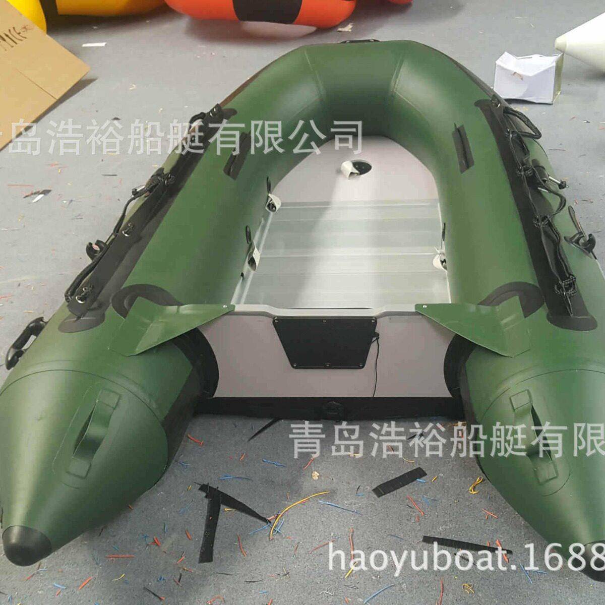 Canto浩裕船艇2.7/3/3.3米橡皮艇艇冲锋舟钓鱼艇抓鱼船漂流船