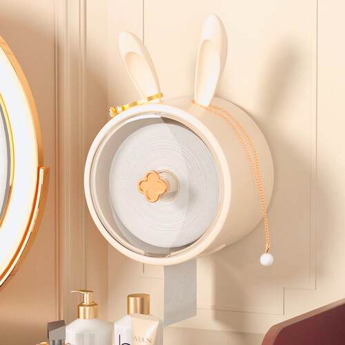 Influencer Rabbit Tissue and Face Towel Dispenser, Luxury Wa
