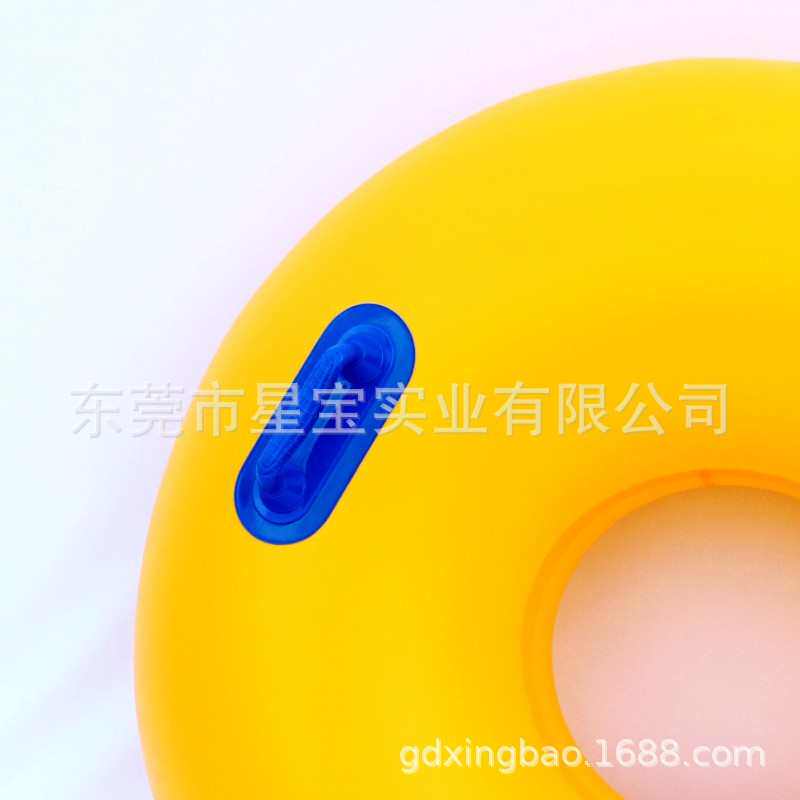 东莞厂家直销单人游泳圈水上乐园专用单人皮筏圈106cm加厚游泳圈