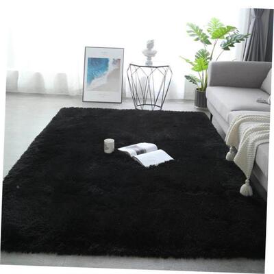Plush Carpet Living Room Bedroom Fluffy Rug Floor Mat 地毯1