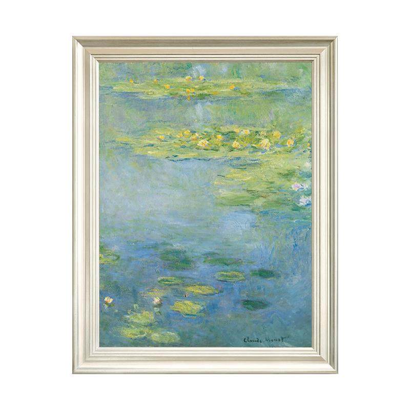 法式莫奈电表箱装饰画现代竖版电表盒遮挡挂画餐厅配电箱欧式复古图片