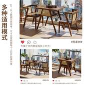 批阳台小桌椅三件实木一桌二套椅合创意休喝闲茶桌ZY003椅组小户