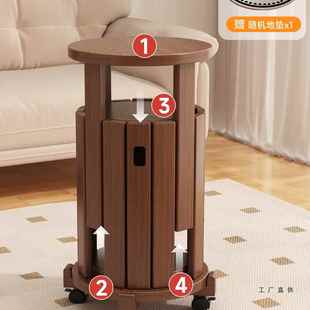 木凳子家用可叠放凳纳组合高圆凳叠叠凳餐厅GRY堆叠实板客人收备