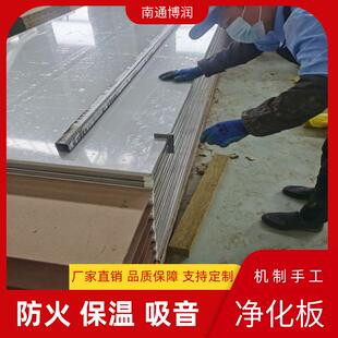 非标手工洁净板 岩棉净化板 玻镁彩钢手工板 工程用隔墙吊顶板