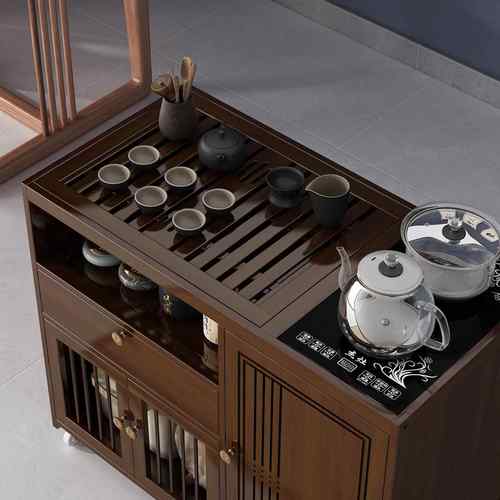 中烧式桌子移动车茶小778型阳台客厅家桌用水壶一体式茶茶几边柜