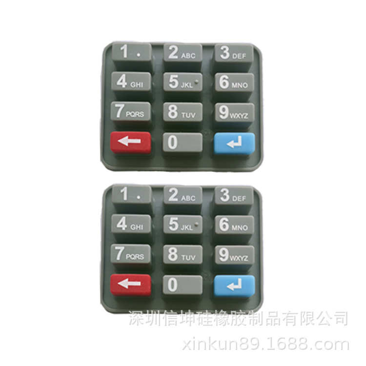 模拟飞机硅胶按键镭雕硅胶套喷涂硅胶按键丝印硅胶按键导电胶按键