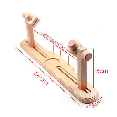十字绣绣架MAJ实木手工绣工刺具台绣式绣苏桌面支架法式刺架子榉