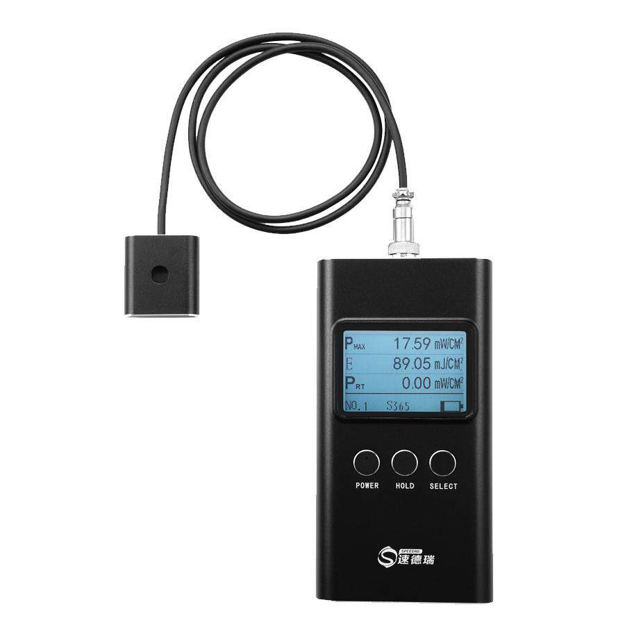 SDR365同时测试紫外灯的光强值和能量值uv辐照计量值uv