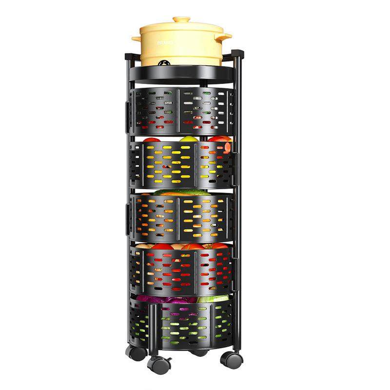 厨房旋转式置用架落地多层菜纳篮子家360度多功物能放果XZL-6815,厨房/烹饪用具,抹布架/厨房清洁收纳架,淘宝优惠券,粉丝福利购,淘宝优惠卷