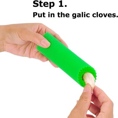 Garlic Peeler Skin Remover Silicone Tube Roller Peeling