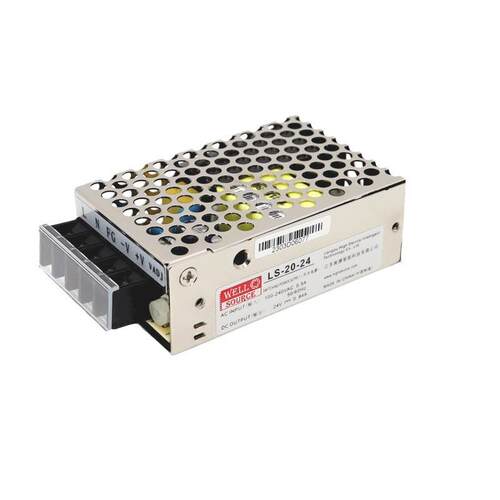 wellsource/海濎开关电源LS-20-24小体积220转24V稳压电源替代LRS