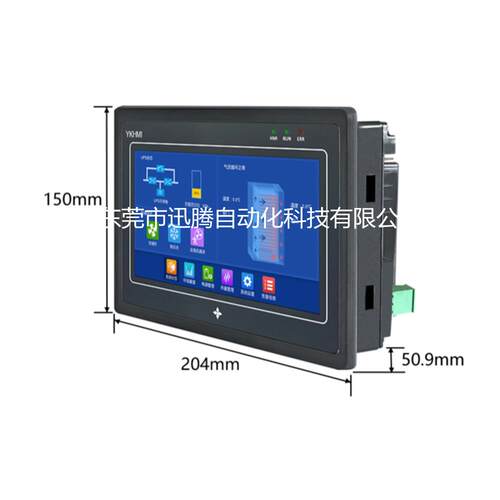 MM-40MR-12MT-700-ES-B 中达优控7寸触摸屏一体机